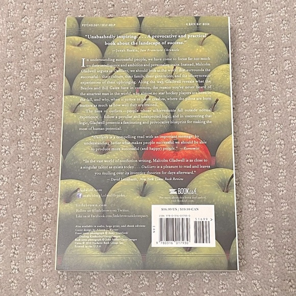 NWOT book. Outliers: The Story of Success by Malcolm Gladwell. - Picture 2 of 2